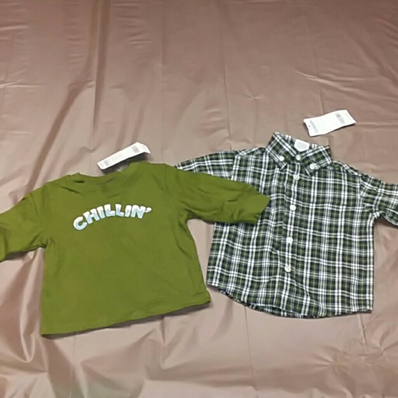 Gymboree Other - Bundle of 2 NWT Gymboree boys 6-12m tops